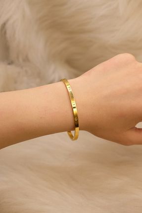 دستبند جواهر طلائی زنانه NİŞANTAŞI ACCESSORİES - کد 917479053