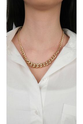 گردنبند طلا رنگی زنانه 14 عیار Güzide Kuyumcu - کد 920557618