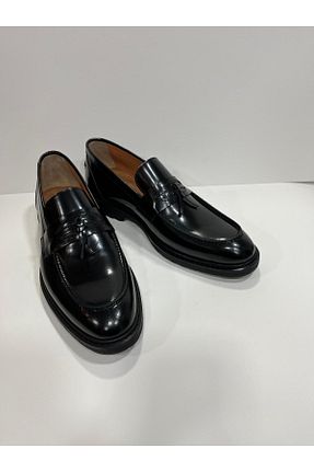 کفش لوفر مشکی مردانه پاشنه کوتاه (1 - 4 سانتی متر) Öz Yapıcı Kundura - کد 920560454
