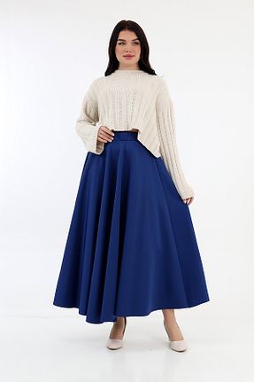 دامن آبی زنانه پنبه پلی استر Berel Moda - کد 904082774