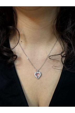 گردنبند جواهر رنگی زنانه سنگ Asef Hediye - کد 917517577