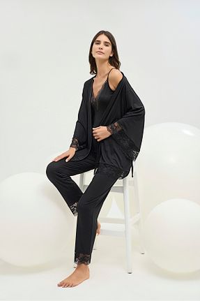 ست لباس راحتی رنگی زنانه ساده Sevim - کد 917552710