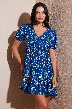 لباس آبی زنانه بافتنی Lela - کد 917577950