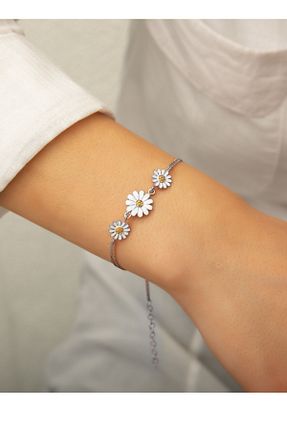 دستبند نقره زنانه 925 عیار Papatya Silver - کد 309592708