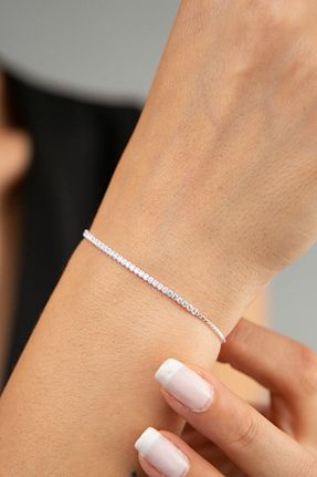 دستبند نقره زنانه 925 عیار Papatya Silver - کد 286778377