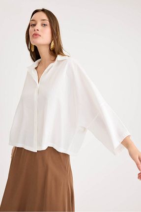 پیراهن نباتی زنانه اورسایز Vitrin - کد 917577371