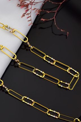 ست نقره طلائی زنانه 925 عیار Papatya Silver - کد 654269865