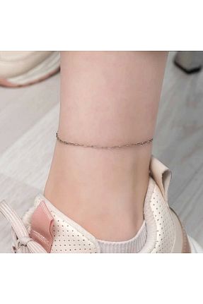 خلخال نقره رنگی زنانه Gumush - کد 920602639