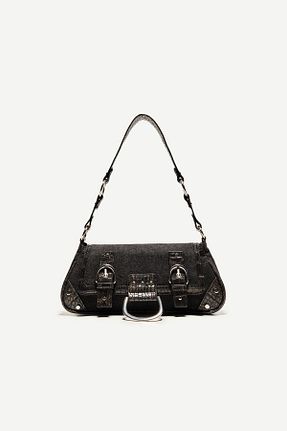 کیف دستی مشکی زنانه پلی استر Bershka - کد 917640817
