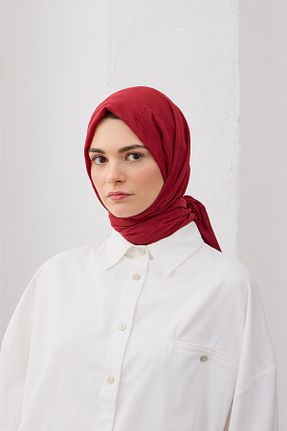 شال قرمز زنانه QANU - کد 917653170