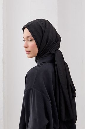 شال مشکی زنانه QANU - کد 917653229