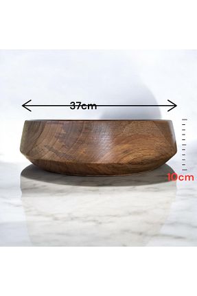 کاسه و بشقاب دکوراتیو قهوه ای چوب zagorwood - کد 891192999