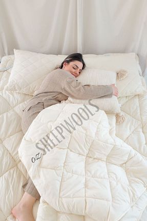 لحاف دونفره نباتی 195 x 215 ozsheepwools - کد 917702079