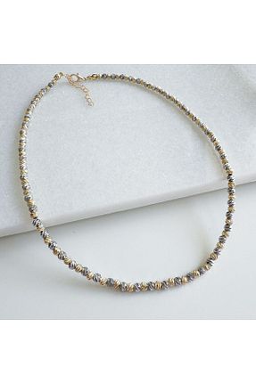 گردنبند جواهر طلائی زنانه برنجی VenüsDesign - کد 832813617