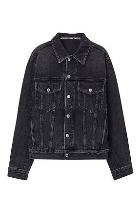 کت طوسی زنانه اورسایز T by Alexander Wang - کد 920716238