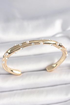 ساعت مچی طلائی زنانه بالای 46 میلی متر Clariss - کد 896056202