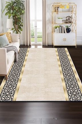 فرش طلائی قابل شستشو ComfortCo - کد 917759269