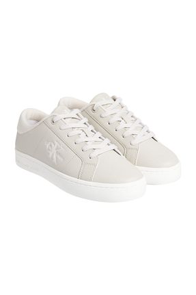 کفش اسنیکر سفید زنانه چرم اصل Calvin Klein - کد 890726800