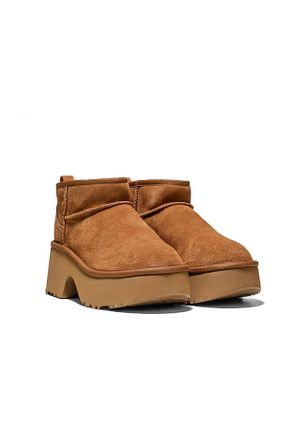 بوت / نیم بوت قهوه ای زنانه پارچه ای UGG - کد 854082153