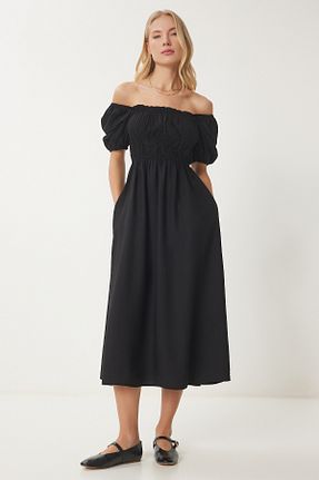 لباس مشکی زنانه بافتنی Happiness İstanbul - کد 917410527