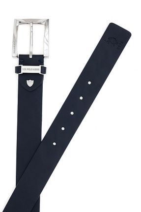 کمربند سرمه ای مردانه چرم مصنوعی U.S. Polo Assn. - کد 904861062