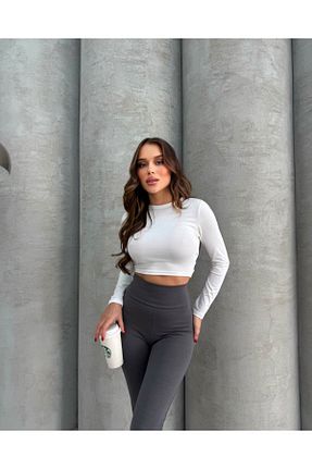 ساق شلواری طوسی زنانه لیکرا novalook - کد 904860032