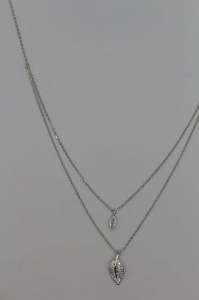 گردنبند استیل ( فولاد ) متالیک سنک زیرکون BEGUMS - کد 902928366