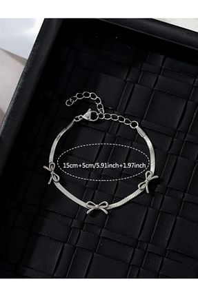 دستبند نقره زنانه 925 عیار ABETE - کد 904920845