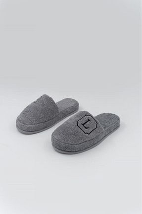 دمپائی خانگی طوسی زنانه پارچه ای Ender Home - کد 81024576