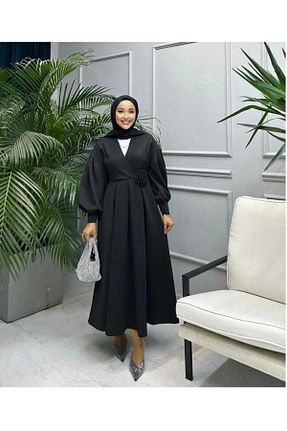لباس مشکی زنانه بافتنی ModaGiyim - کد 904937809