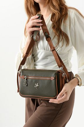 کیف دوشی سبز زنانه چرم مصنوعی Nas Bag - کد 904941647