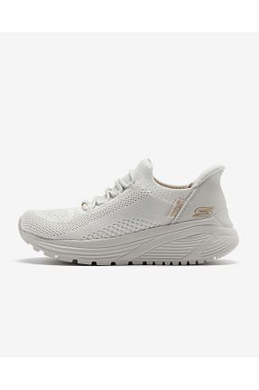 کفش اسنیکر سفید زنانه بند دار Skechers - کد 900777705