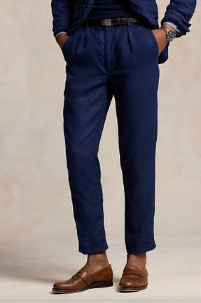 شلوار سرمه ای مردانه کتان Ralph Lauren - کد 904958216