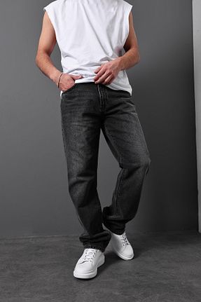 شلوار طوسی مردانه جین Slatra - کد 904956912