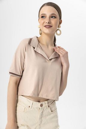 تیشرت طوسی زنانه اورسایز Şimal - کد 736934058