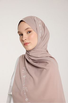 شال بژ زنانه PURESCARFS - کد 917790059