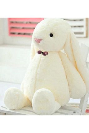 اسباب بازی مخملی سفید بچه گانه 65 cm Sole - کد 133336598
