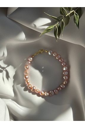 دستبند مروارید صورتی مروارید آب شیرین DURAN TAKI TASARIM - کد 904952922
