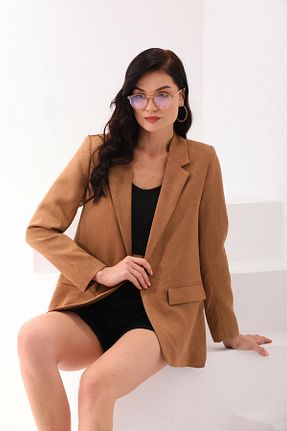 کت قهوه ای زنانه رگولار Şimal - کد 841121557