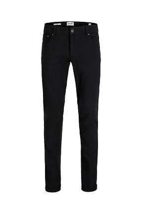 شلوار جین مشکی مردانه پاچه تنگ Jack & Jones - کد 904977382