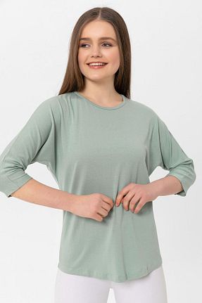 بلوز سبز زنانه ساده Şimal - کد 236781734