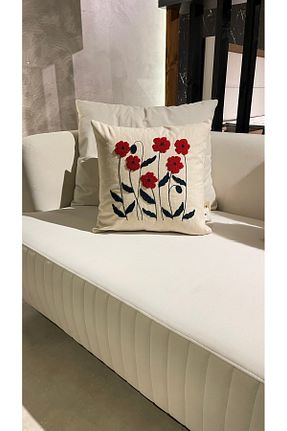 کوسن و روکش کوسن قرمز پنبه ای Ersperto - کد 904980680