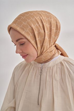 روسری زرد پلی استر ARMANDA - کد 905001500