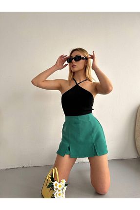 دامن سبز زنانه بافتنی MuzipTekstil - کد 905000910