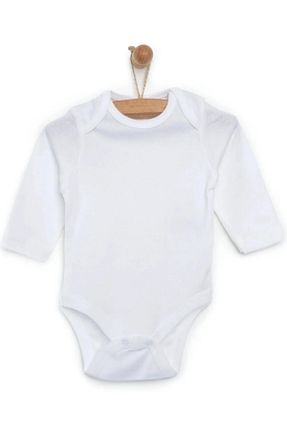 بادی و سرهمی نوزادی سفید بچه گانه %100 پنبه BabyCo - کد 803875963