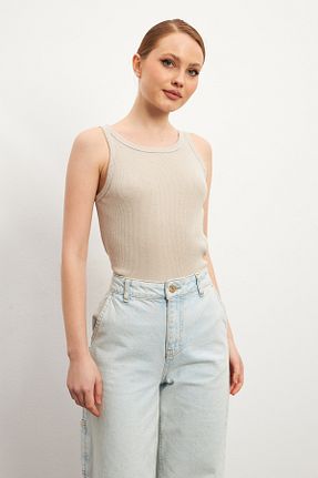 بادی بژ زنانه یقه دوچرخه MODAGEN - کد 904992788