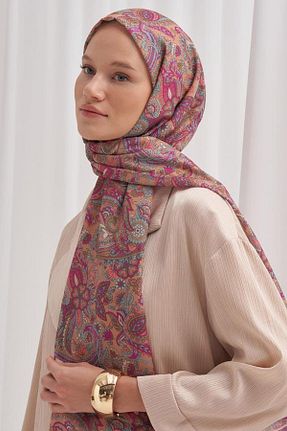 شال رنگی زنانه پنبه ای carell - کد 885176866