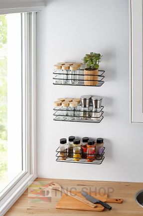نظم دهنده حمام مشکی فلزی TncPatiShop - کد 894065584