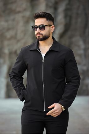 کت مشکی مردانه اسلیم Boymen - کد 905029863