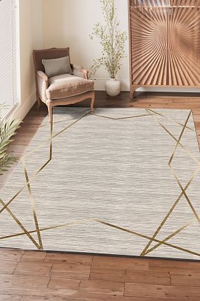 فرش طوسی قابل شستشو ComfortCo - کد 906409688